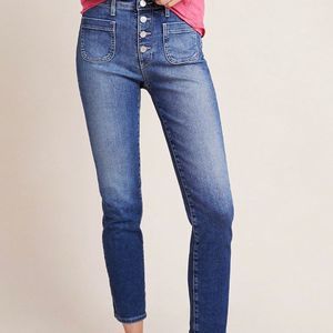 AG High Rise Skinny Ankle Jeans